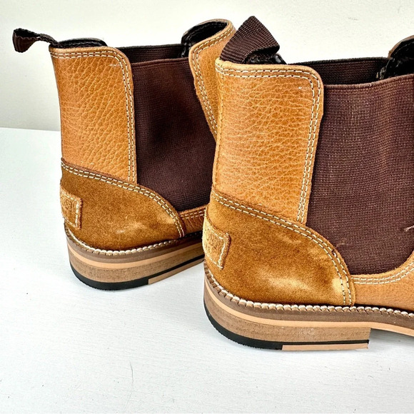 Outpost Makers Ryan Leather Chelsea Boot Brown Size 7 Men or 8.5 Women - Picture 11 of 13